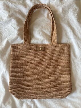Helen Kaminski Raffia Woven Tote Bag, Natural Tan